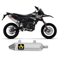 Aprilia Rx-sx 125 2021 > 2024 Exhaust Muffler Arrow Thunder Steel Endcap Aluminium 