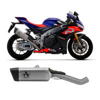 Aprilia Rsv 4 1100 Factory 2021 > 2023 Exhaust Muffler Arrow Pista Titan Link Pipe Titanium 