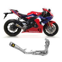 Honda Cbr 1000 Rr-r 2020 > 2022 Full Exhaust Arrow Competition Evo Pro Race Titanium 