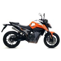 KTM 890 Duke R 2020 > 2023 System Exhausts + Link Pipe Nokat Arrow Pro Race Titanium