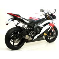 Yamaha YZF 600 R6 2006 > 2007 Full Exhaust Arrow Street Thunder Aluminium 