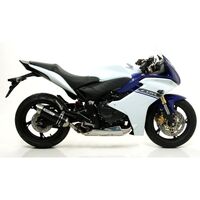 Honda Cbr 600 F 2011 > 2013 Full Exhaust Arrow Street Thunder Aluminium Black 