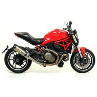 Ducati Monster 821 2014 > 2017 Exhaust + Link Pipe Catalyzed Arrow Race Tech Aluminium