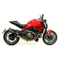 Ducati Monster 821 2014 > 2016 Exhaust + Link Pipe Racing Arrow Race Tech Aluminium Black