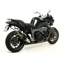 BMW K 1300 R 2009 > 2016 Exhaust + Link Pipe Catalyzed Arrow Maxi Race Tech Aluminium Black