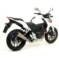 Honda Cbr 500 R 2013 > 2015 Exhaust + Link Pipe Racing Arrow Race Tech Aluminium 