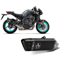 Yamaha Mt-10 2022 > 2023 Exhaust Muffler Arrow Pista Titanium Dark