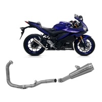 Yamaha YZF R3 2019 > 2020 Exhaust System Arrow Nichrom Pro Race Tail Pipe Steel 