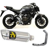 Yamaha Mt-07 2017 > 2020 Full Exhaust Arrow Thunder Aluminium 