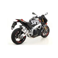 Aprilia Rsv4 1100 Factory 2019 > 2020 Arrow Racing Link Pipe+aluminum Exhaust Carbon End Cap 