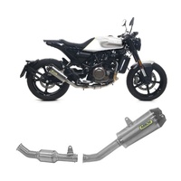 Husqvarna Vitpilen 701 2019 > 2020 Exhaust System Arrow Titanium Works Tail Pipe Carbon