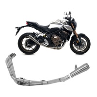 Honda Cbr650r 2019 > 2023 Exhaust System Racing Arrow Collectors Racing Pro Race Titanium Tail Pipe Titanium