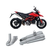 Ducati Hypermotard 950 2019 Exhaust System Arrow Titanium Pro Race Titanium Tail Pipe Approved