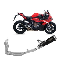 BMW S 1000 Rr 2019 > 2024 Exhaust System Arrow Nichrom Black Pro Race Tail Pipe Steel