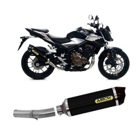 Honda Cbr 500 R 2019 > 2020 Arrow Header+exhaust Approved Aluminum Black