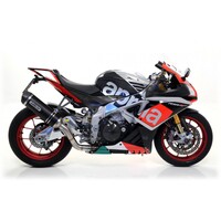 Aprilia Tuono V4 R 2011 > 2015 Exhaust + Link Kat Arrow M R. Tech Akn Alu B 