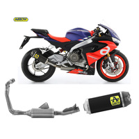 Aprilia Rs 660 2020 > 2024 Full Exhaust Kat Arrow Indy Race Black Aluminum 