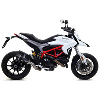 Ducati Hypermotard 2016 > 2020 Exhaust + Link Pipe Catalyzed Arrow Race Tech Aluminium Black 