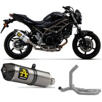 Suzuki Sv 650 2021 > 2023 Exhaust Muffler Arrow Race-tech Titanium+link Pipe Racing