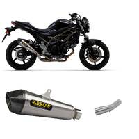 Suzuki Sv 650 2021 > 2023 Exhaust Muffler Arrow X-kone+ Link Pipe Racing