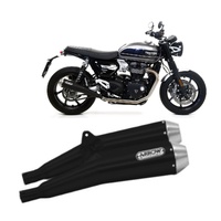 Triumph Thruxton 1200 2016 > 2020 Exhausts Arrow Pro Racing Black 