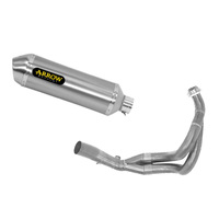 Kawasaki Versys 650 2021 > 2022 Full Exhaust Kat Arrow Race-tech Steel Cap Aluminium