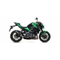 Kawasaki Z 900 A2 2019 > 2024 Approved Black Aluminum Arrow Exhaust Race-tech Carbon End Cap