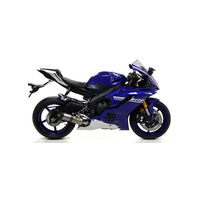 Yamaha R6 2017 > 2021 Exhaust Arrow Street Thunder Aluminium 