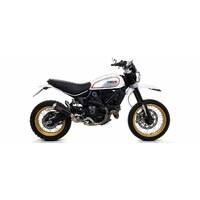 Ducati Scrambler 800 Desert S 2017 > 2020 Full Exhaust Catalyzed Arrow Pro Race Steel Black 