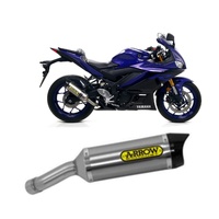 Yamaha YZF R3 2019 > 2020 Exhaust Arrow Aluminium Thunder Tail Pipe Carbon 