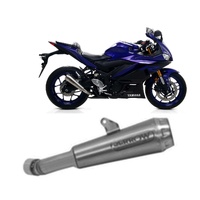 Yamaha YZF R3 2019 > 2020 Exhaust Arrow Nichrom Pro Race Tail Pipe Steel 