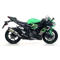 Kawasaki Zx-6r 636 2019 > 2020 Approved Aluminum Arrow Exhaust Race-tech Carbon End Cap