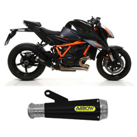 KTM 1290 Super Duke R 2020 > 2022 Arrow Pro-race Dark Nichrom Exhaust Muffler Steel End Cap