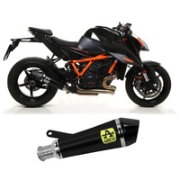 KTM 1290 Super Duke R 2020 > 2022 Arrow X-kone Dark Nichrom Exhaust Muffler Carbon End Cap