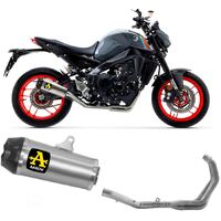 Yamaha Mt-09 2021 > 2023 Full Exhaust Kat Arrow Works Titanium 