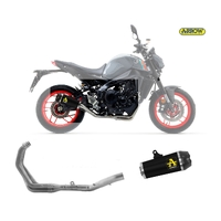 Yamaha Mt-09 2021 > 2023 Full Exhaust Arrow Works Black Nichrom 