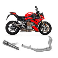 BMW S 1000 R 2021 > 2024 Full Exhaust Arrow Pro-race Tit-cap Steel Headers Titanium