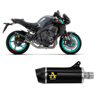 Yamaha Mt-10 2022 > 2023 Exhaust Muffler Arrow Indy Race Aluminium Dark+ Carb Cap