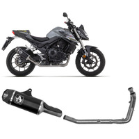 Honda Cb 750hornet 2023 > 2024 Exhaust Muffler + Manifold Arrow Indyrace Aluminum Dark E5 