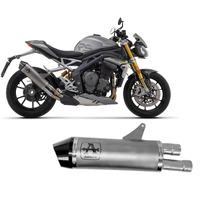 Triumph Speed Triple 1200 Rs 2021 > 2024 Exhaust Muffler Arrow Race-tech Aluminum Dark 