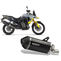 Suzuki V-strom 800de 2023 > 2024 Exhaust Muffler Sonora Arrow Titanium Black Tail Pipe Carby