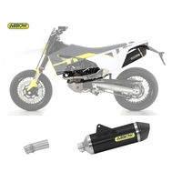 Husqvarna 701 Enduro/supermoto Connection 2017 > 2020 Exhaust Muffler Arrow Racetech Dark Aluminum+