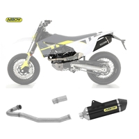 Husqvarna 701 Enduro/supermoto 2017 > 2020 Exhaust Muffler Arrow Racetech Alumin Dark+piece+manifold