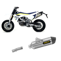 Husqvarna 701 Enduro/supermoto 2017 > 2020 Exhaust Muffler Arrow Racetech Titanium+link