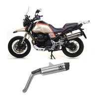 Moto Guzzi V85 Tt 2019 > 2020 Exhaust Muffler + Central Link Pipe Nokat Arrow Indy Race Aluminium