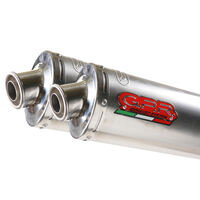 GPR  Ducati Monster S2R  2004-2007, Inox Tondo, Dual racing slip-on exhaust including link pipes 