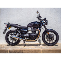 GPR  Triumph Street Twin 900 2020-2021, Vintacone, Dual including removable db killers and link pipes 