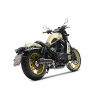 GPR  Honda Cmx 1100 Rebel 2021-2024, Ultracone Nero, including removable db killer and link pipe 