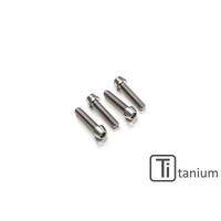 Screws set front axle clamp M6x25 (4 pcs) - Titanium