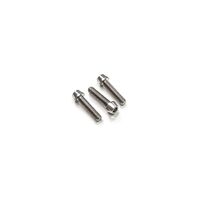 Screws top triple clamp M8x30 (3 pcs) - Titanium